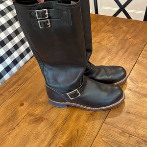 Red Wing Shoes • Women’s Tall Black Leather Boots 3350 • Size 10